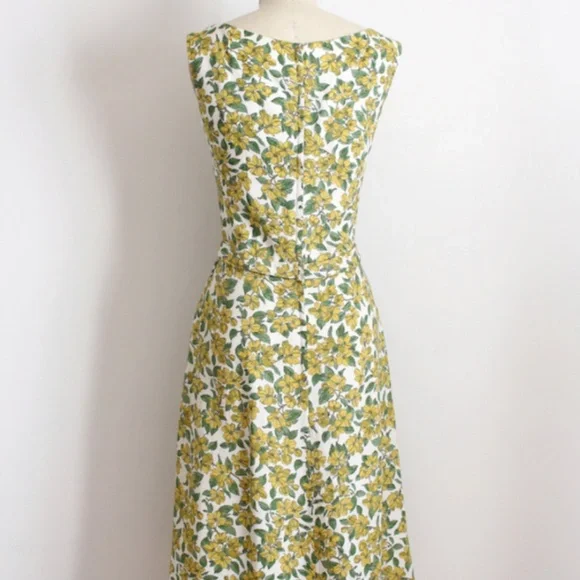 vintage 1960s dress // 60s Liberty of London floral dress - Picture 5 of 6